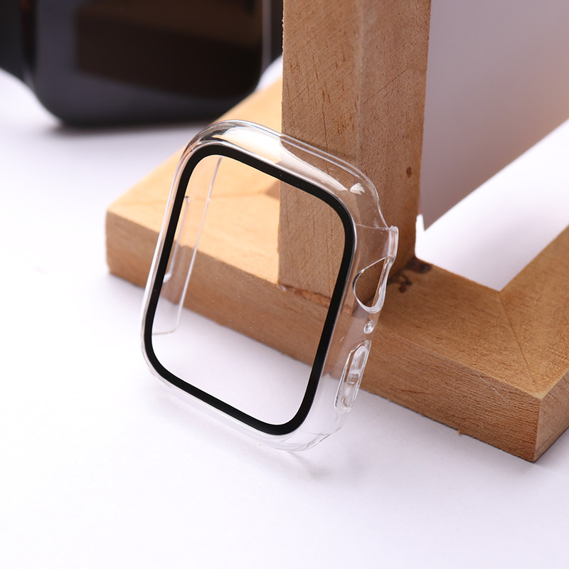 Watch Case Bumper - 2pcs Tempered Glass Case For Apple