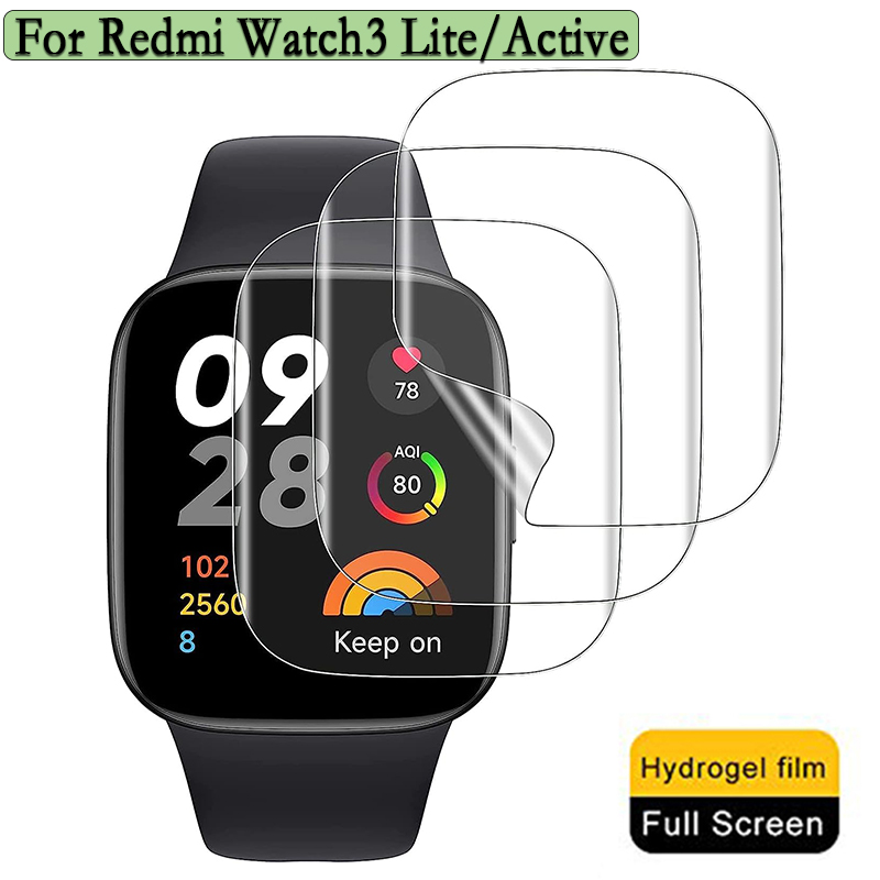 Watch Face Protector - 3/6pcs Hydrogel Protective Film For Redmi