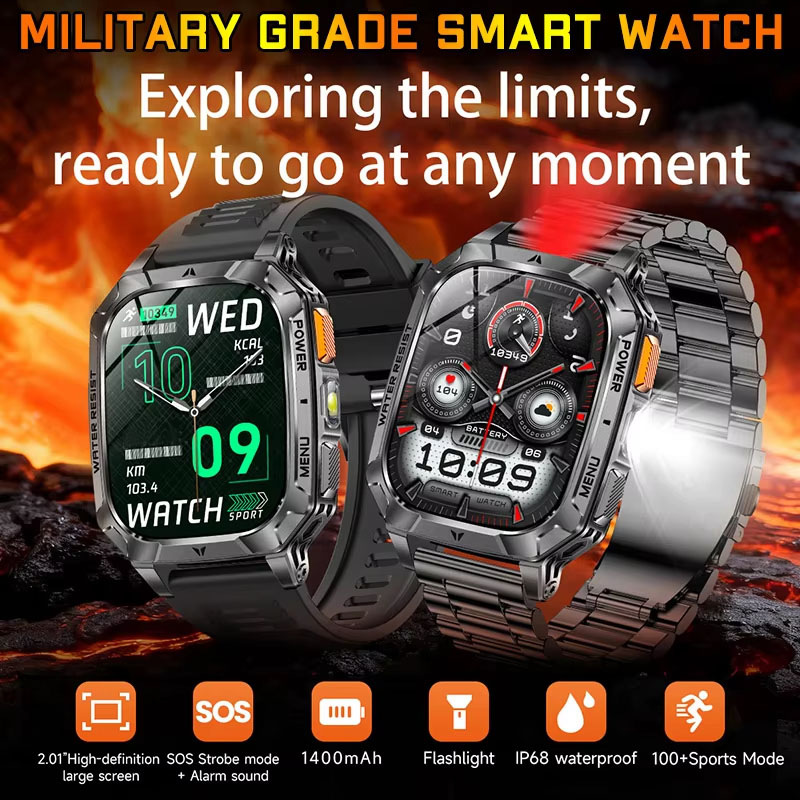 Smartwatch Nexus - 2026 New Hot flashlight Men Smartwatch