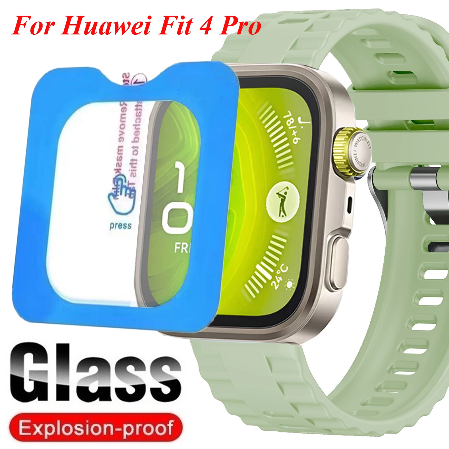 Watch Face Protector - One-Click Easy Tempered Glass For Huawei
