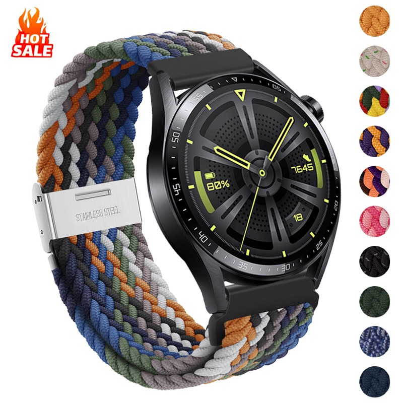 Solo Loop Strap - 20 22mm Band Nylon Braided Solo