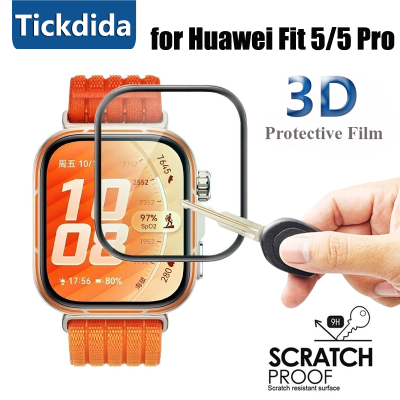 Watch Face Protector - Soft Tempered Glass for Huawei Watch