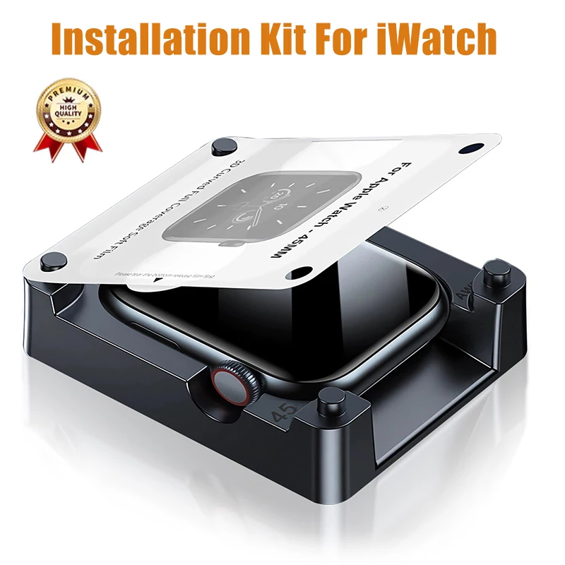 Watch Case Bumper - Install Tray Screen Protector for Apple