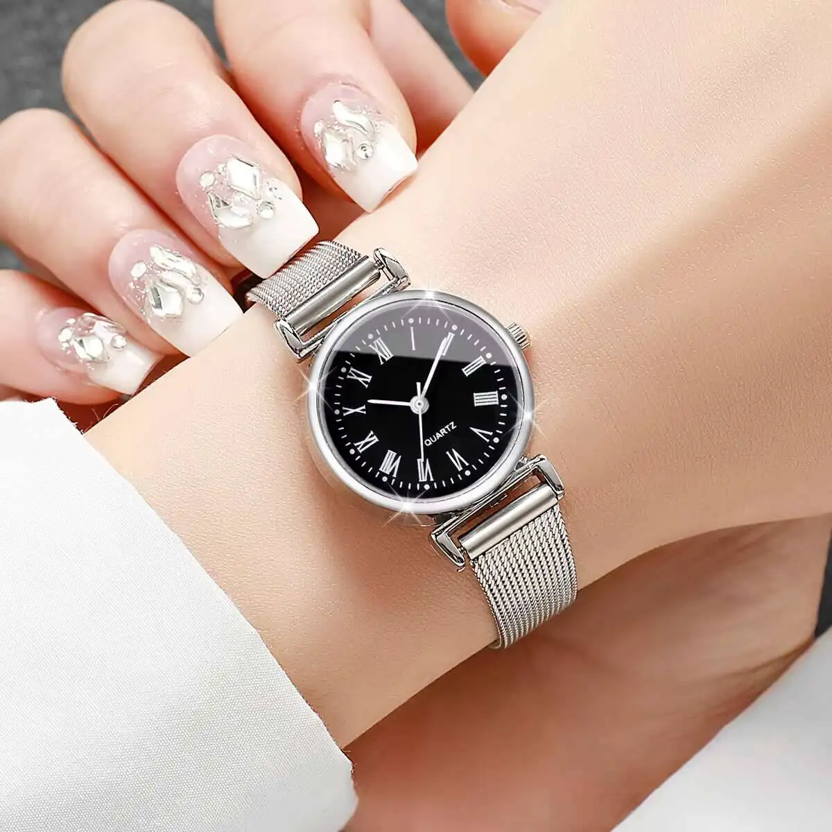 1/2PCS Fashion Women Watches C - огляд і ціна Stainless Mesh Band