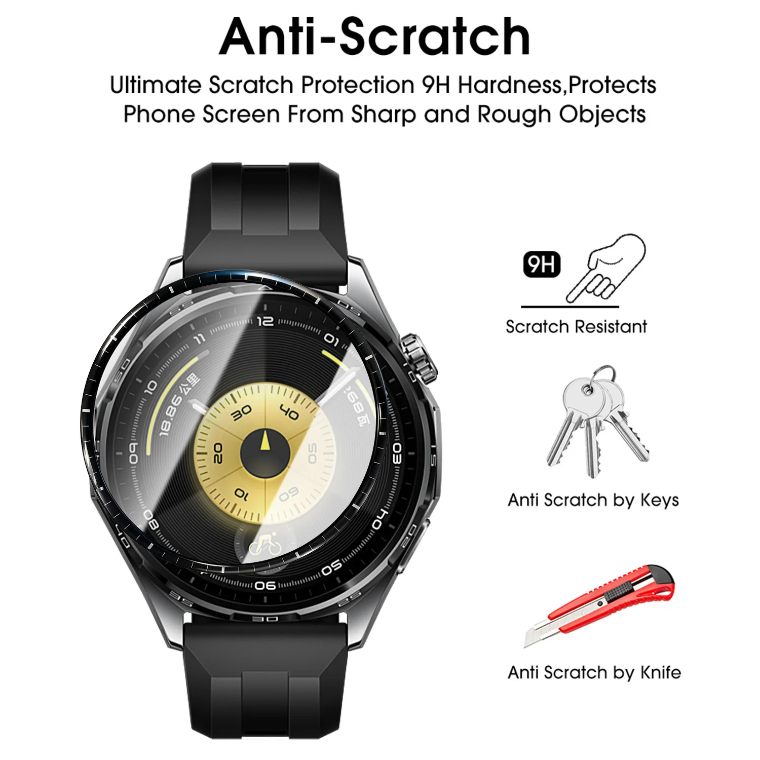 3D Protective Film For Huawei  - огляд і ціна Watch Face Protector