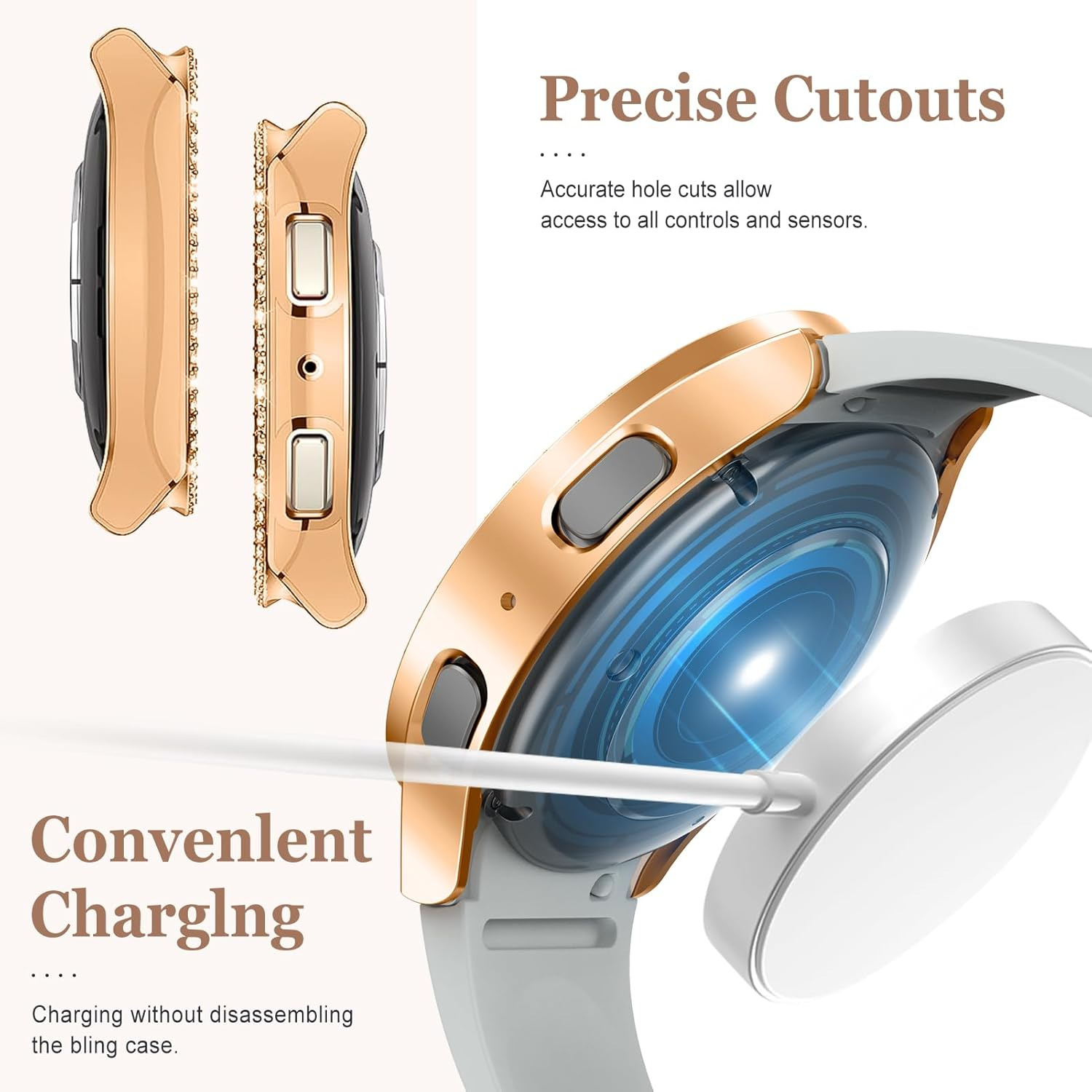 Bling watch Case for Samsung G - огляд і ціна Accessories For Galaxy Watch 5
