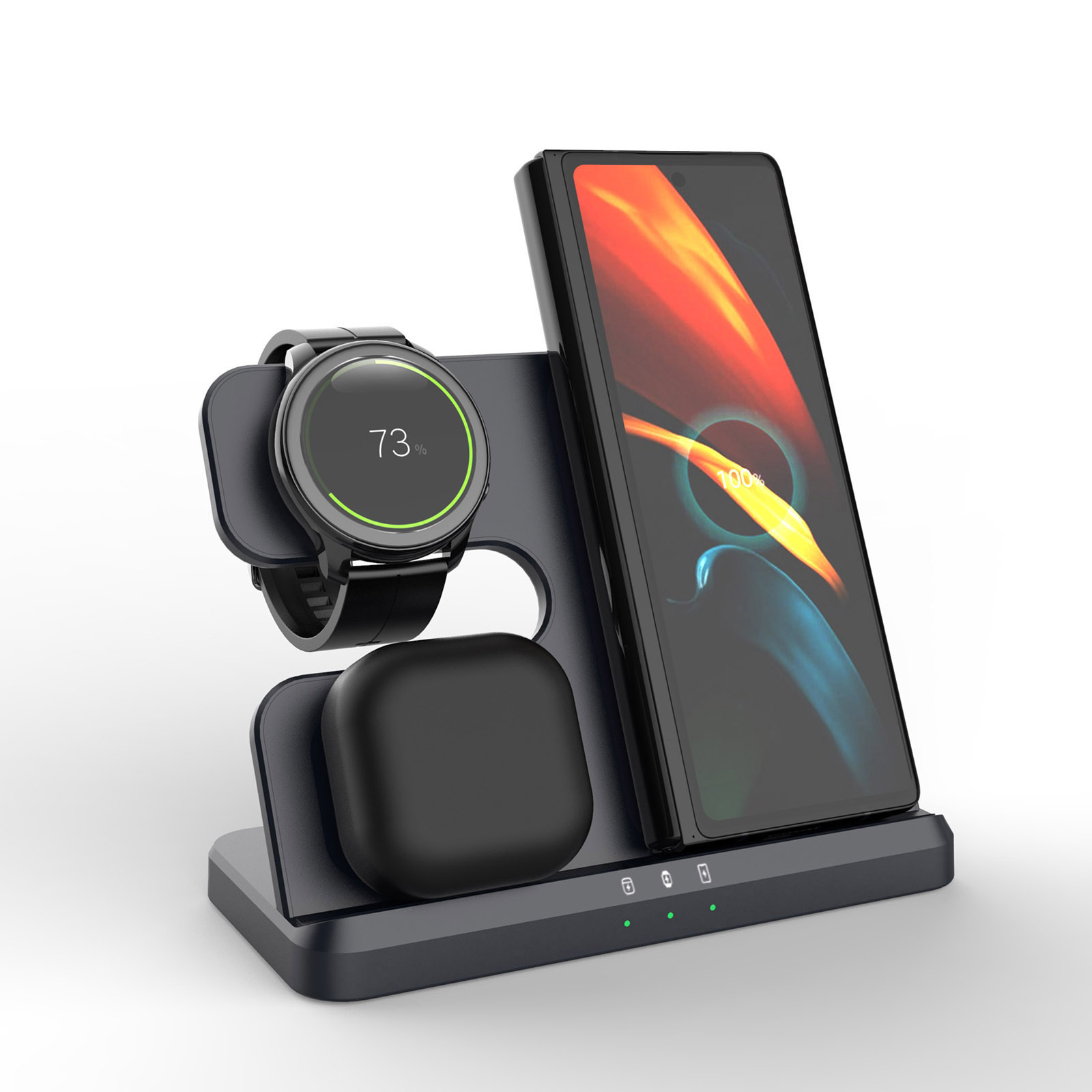 Wireless Charger 3 In 1 Stand  - огляд і ціна Watch Charger Cable