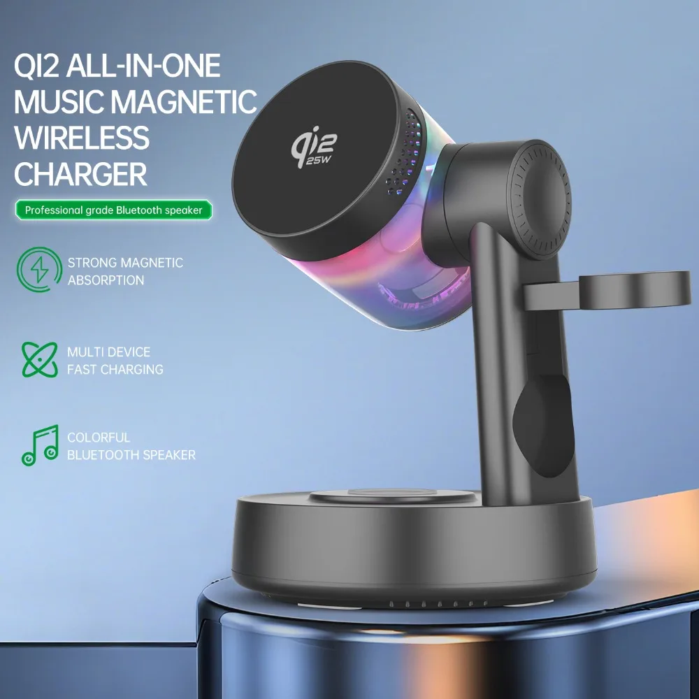 Qi2 25W RGB Light Magnetic Wir - огляд і ціна Smartwatch Ac