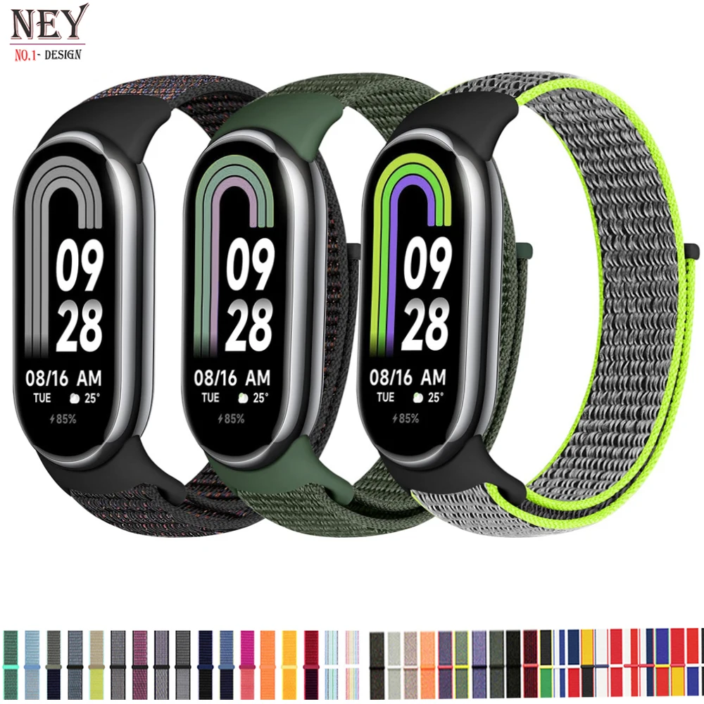 Nylon loop Strap For Xiaomi mi - огляд і ціна Smartwatch Watch Accessories For Women