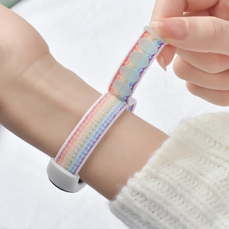 Nylon loop Strap For Xiaomi mi - огляд і ціна Smartwatch Watch Accessories For Women