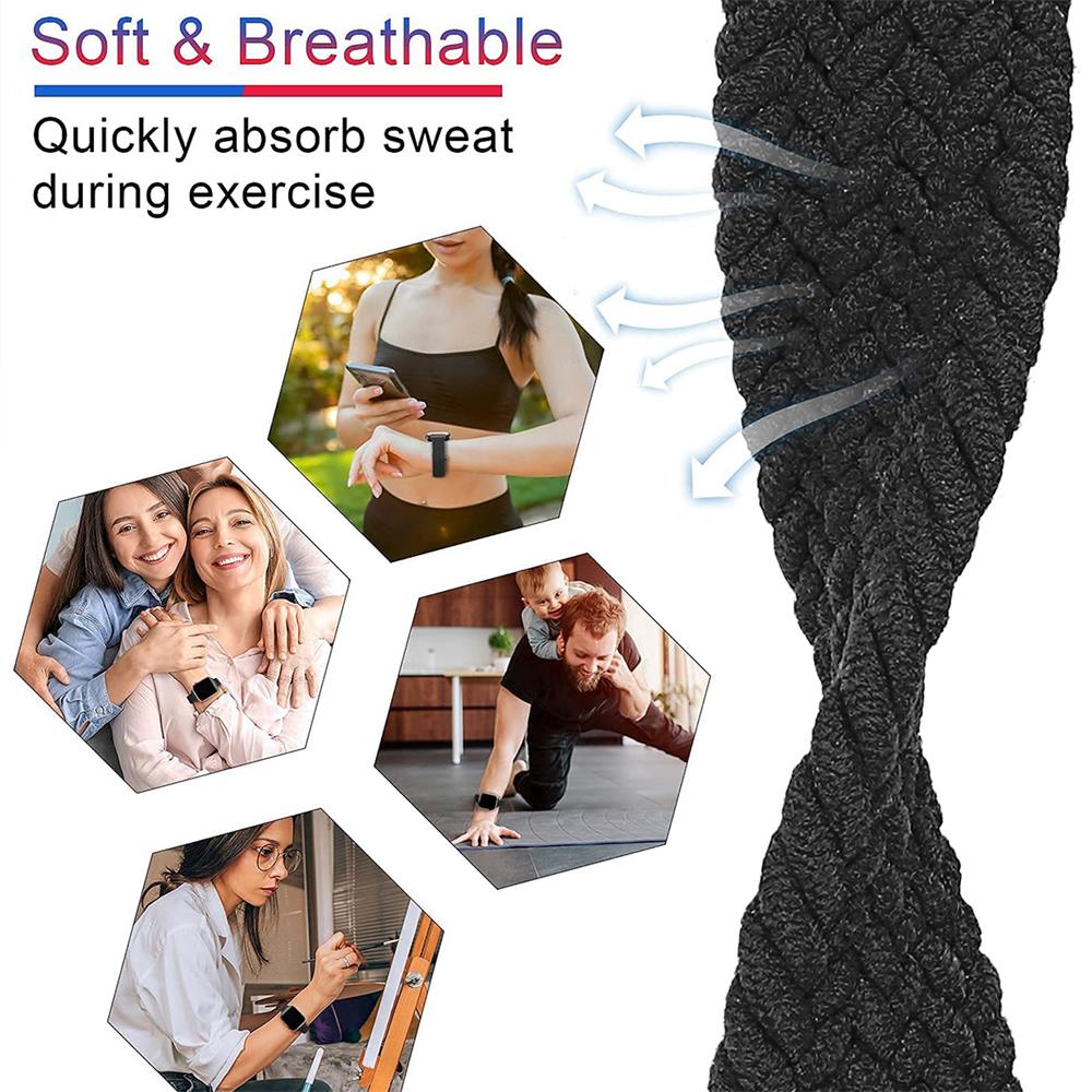 Braided Solo Loop For Apple wa - огляд і ціна Smartwatch Watch Accessories For Women
