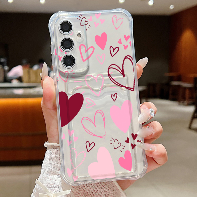 Love Heart Leaves Pattern Clea - огляд і ціна Samsung Galaxy A55