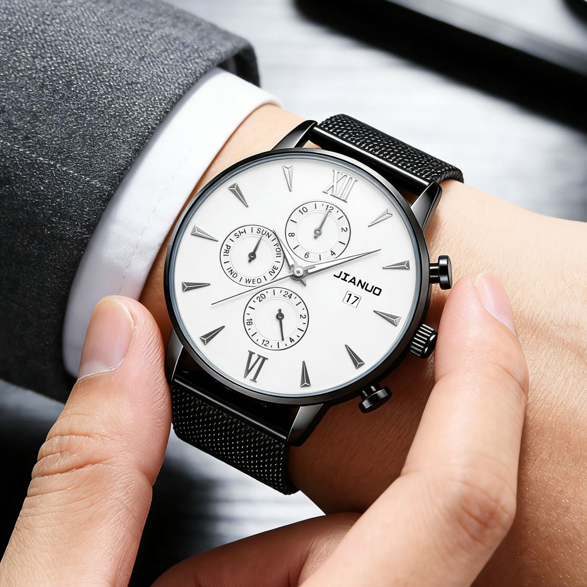 Trendy Casual Men's Milan Mesh - огляд і ціна Stainless Mesh Band