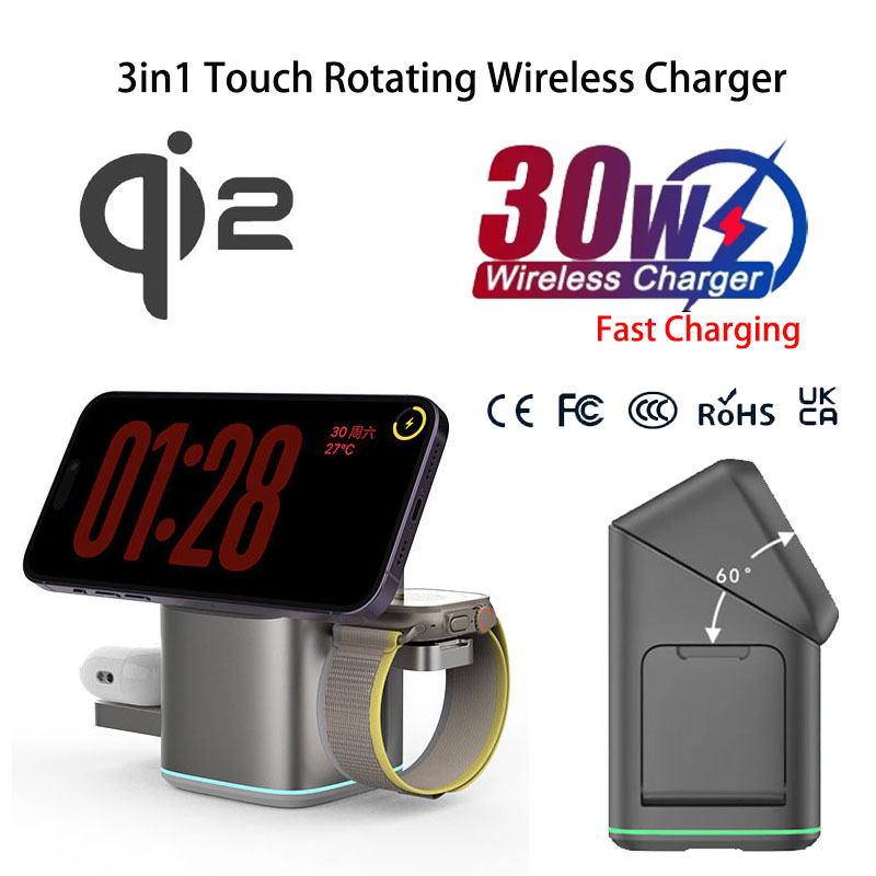 Praiser 25W Qi2 Foldable Touch - огляд і ціна Smartwatch Ac
