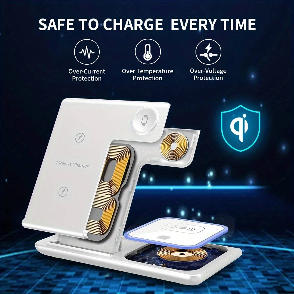 3 In 1 Wireless Charger Foldab - огляд і ціна Smartwatch Ac