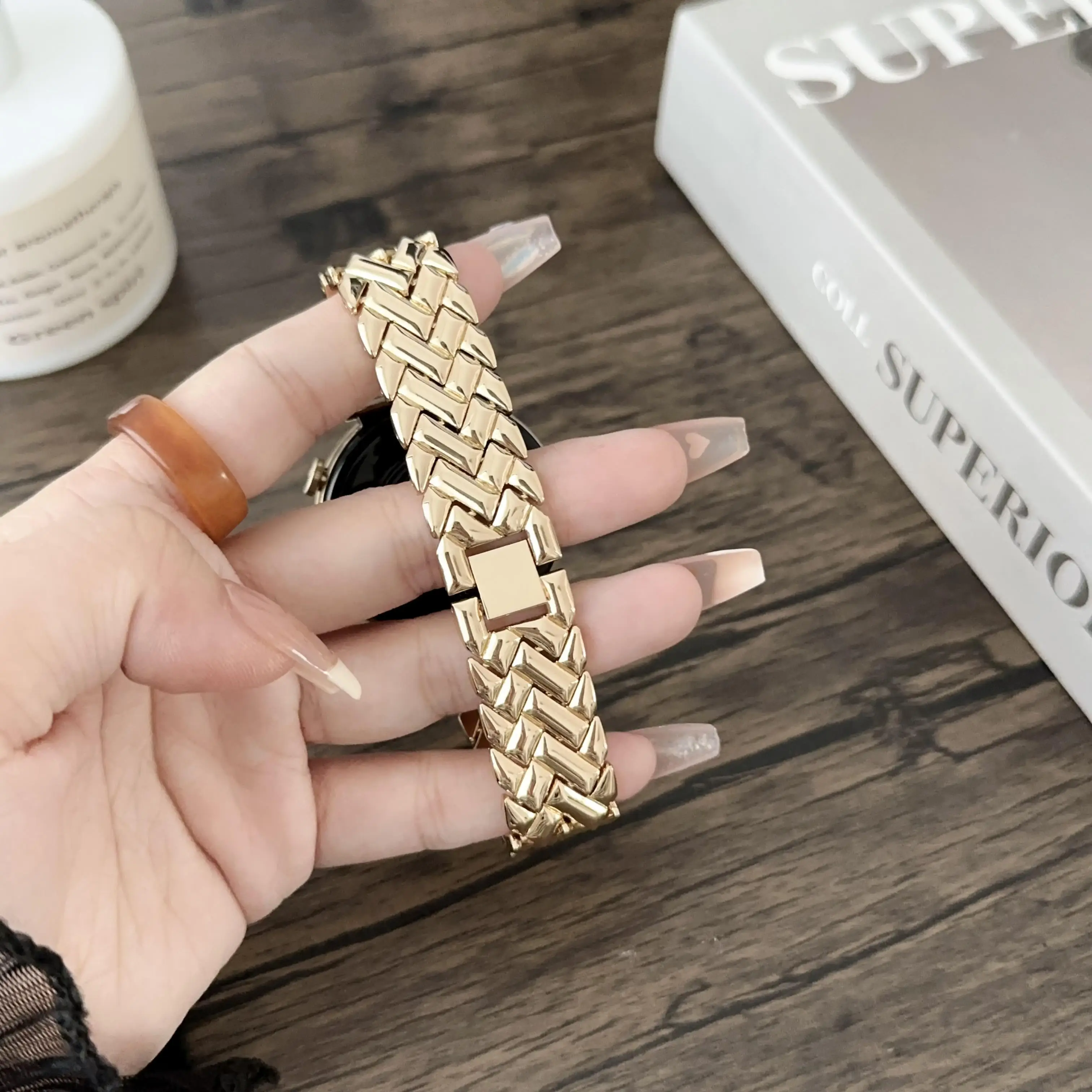 1pc 18mm V-shaped Stainless St - огляд і ціна Fossil Smartwatch Accessories