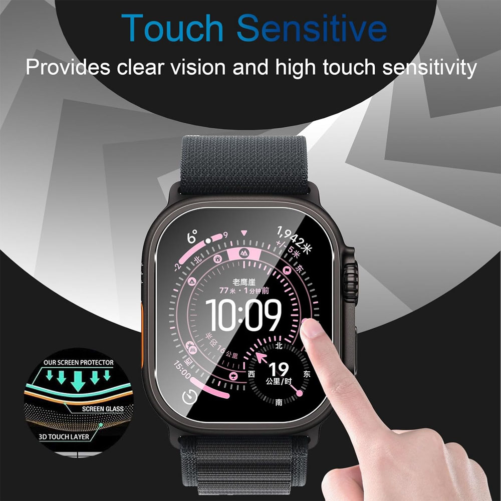 Tempered Glass For Apple Watch - огляд і ціна Watch Case Bumper