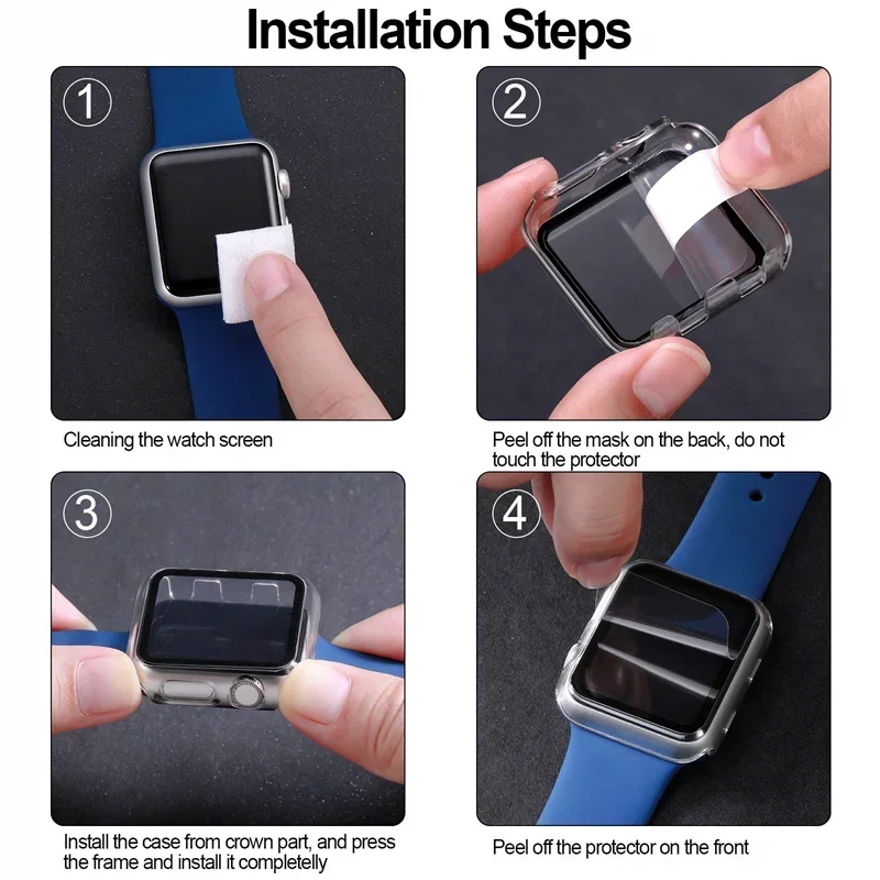Glass+Matte Watch Cover for Ap - огляд і ціна Smartwatch Icon
