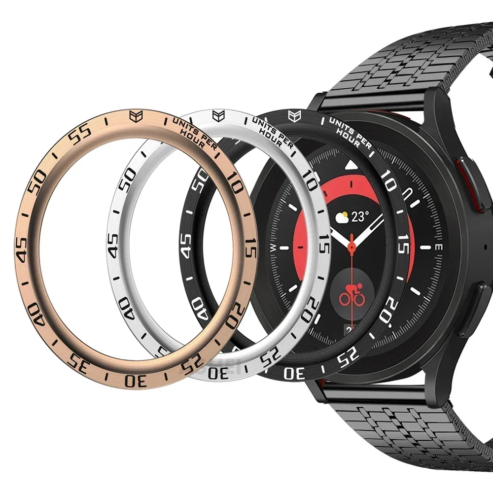 HOT Metal Bezel Ring For Samsu - огляд і ціна Accessories For Galaxy Watch 5