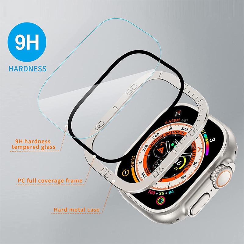 Tempered Glass for Apple Watch - огляд і ціна Watch Case Bumper