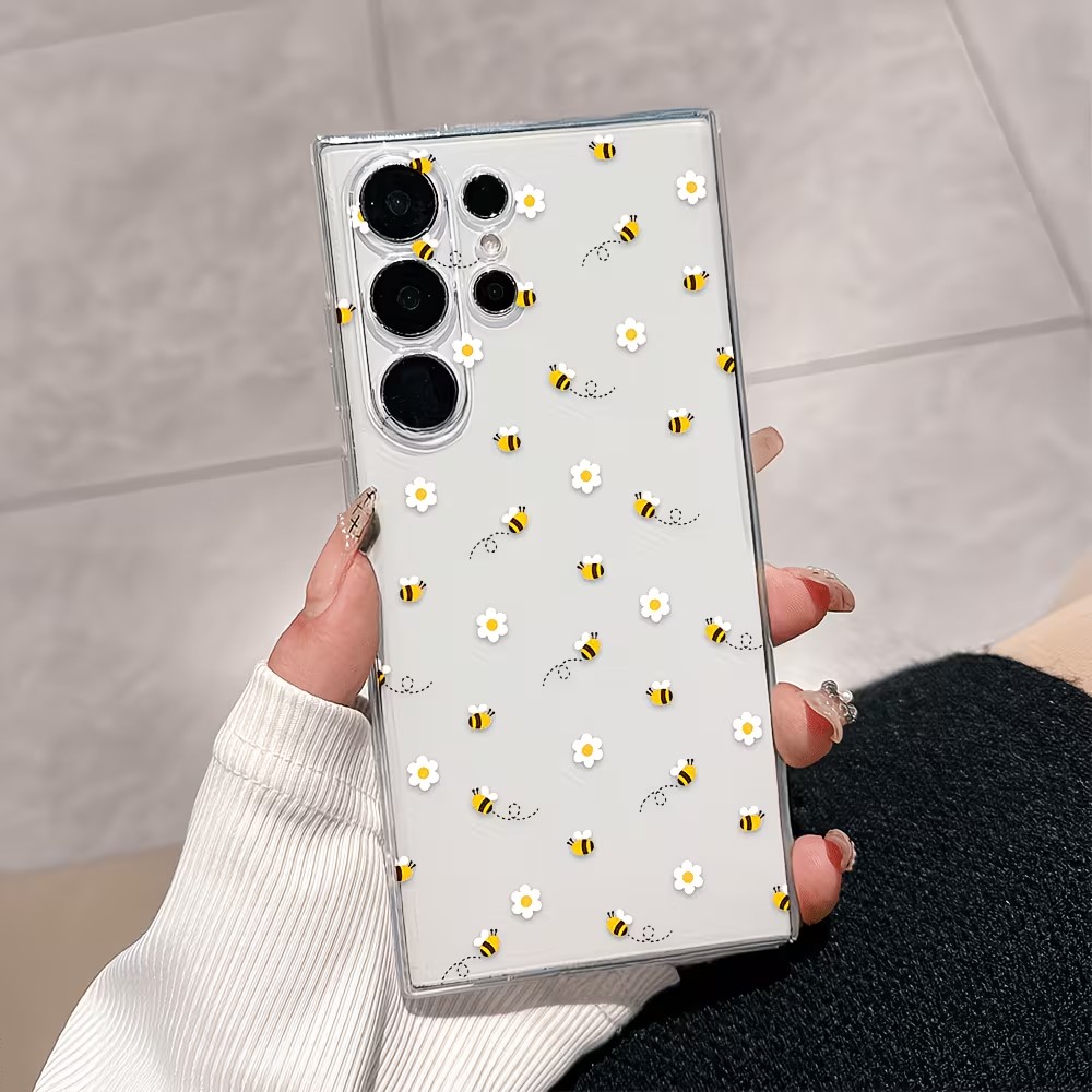 Transparent TPU Cute Bee Daisy - огляд і ціна Samsung Galaxy A55