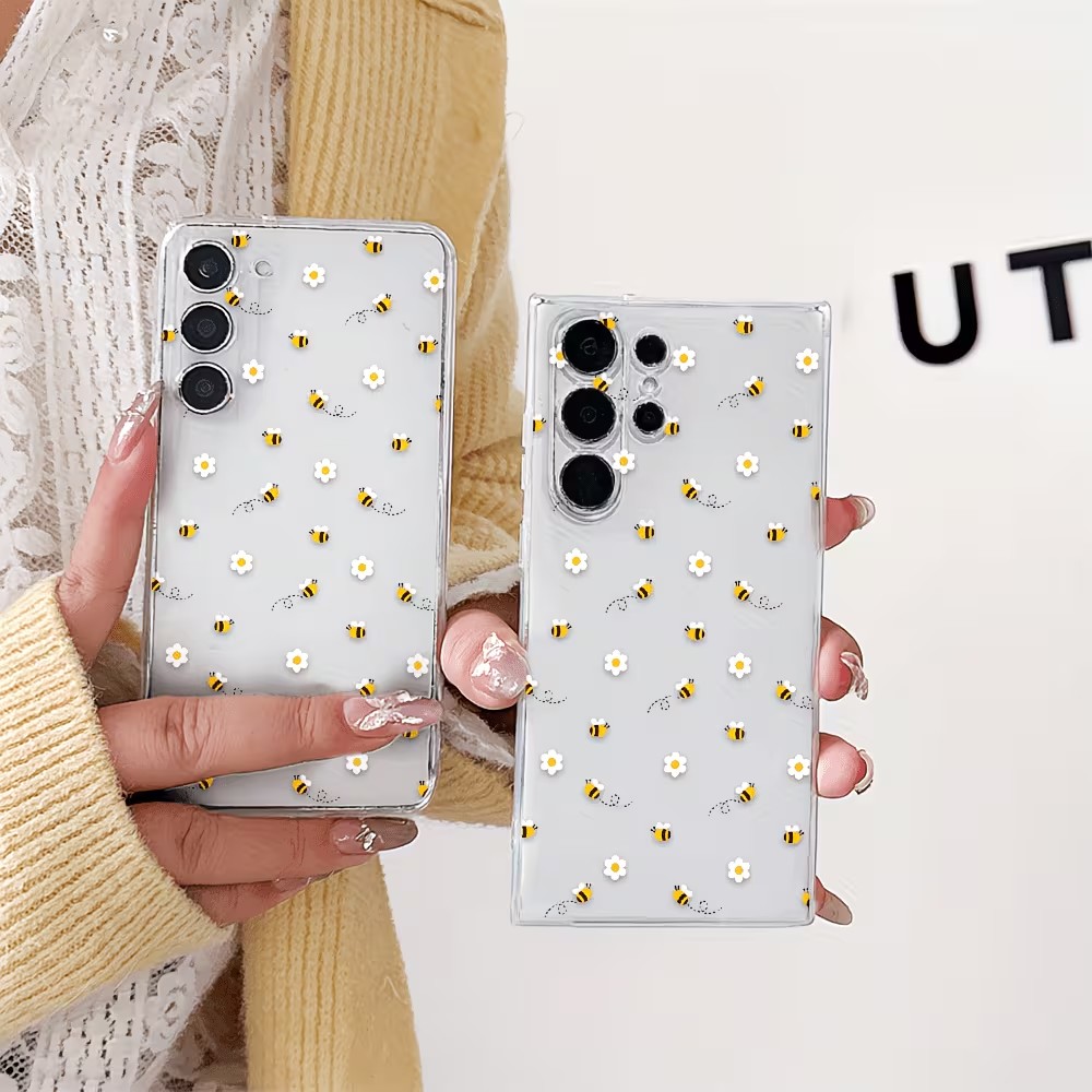 Transparent TPU Cute Bee Daisy - огляд і ціна Samsung Galaxy A55
