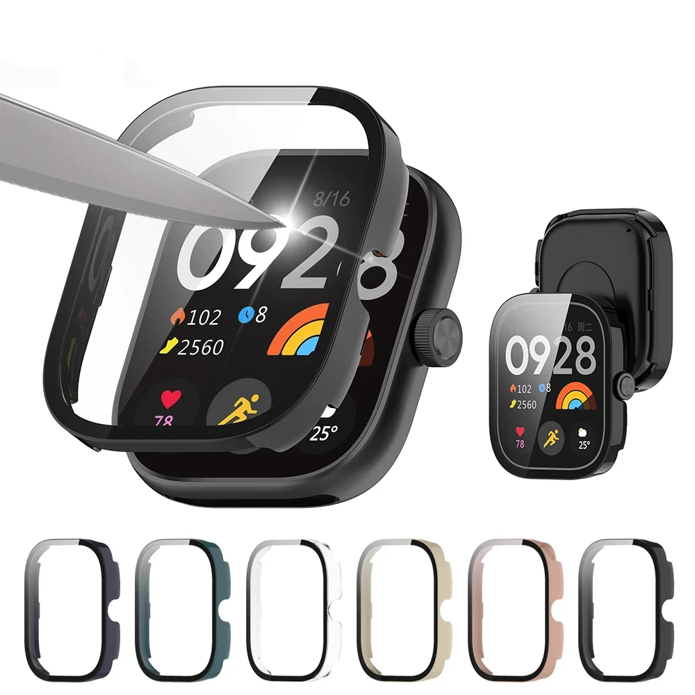 Tempered Glass+Case For Xiaomi - огляд і ціна Smartwatch Watch Accessories For Women