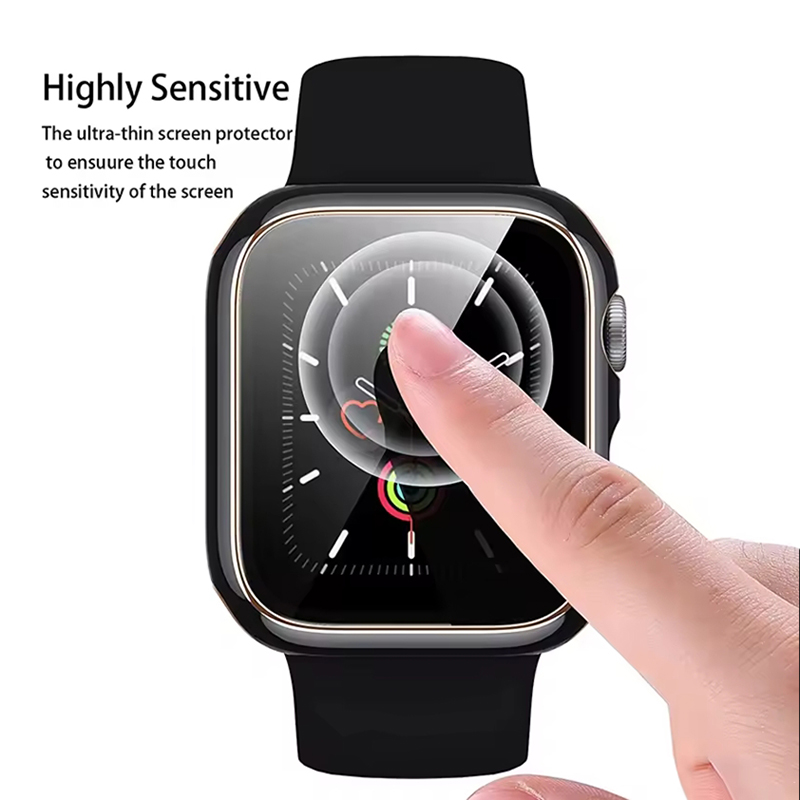 Tempered Glass+Cover For Apple - огляд і ціна Watch Case Bumper
