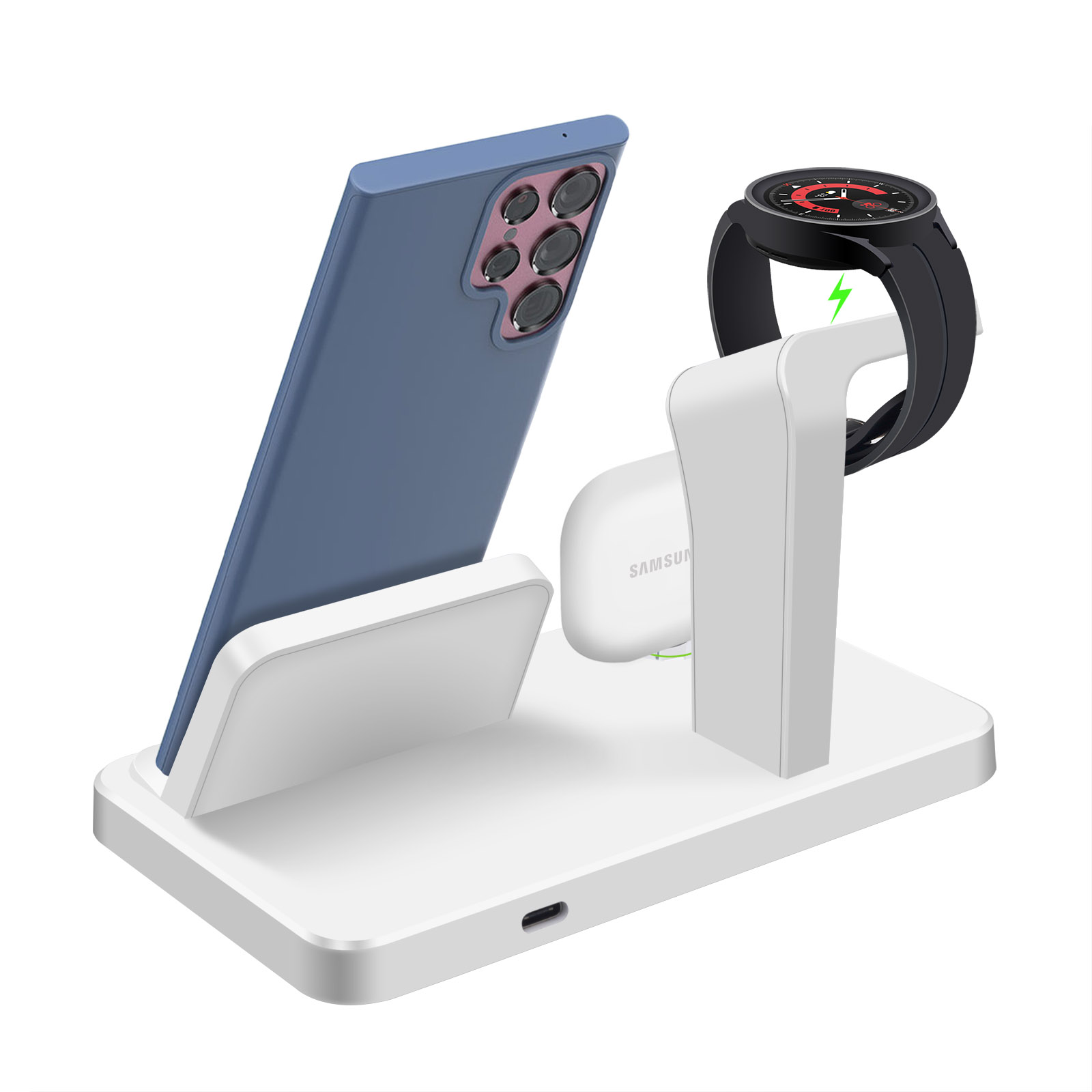 Desk 3 in 1 Type C Port Wirele - огляд і ціна Watch Charger Cable