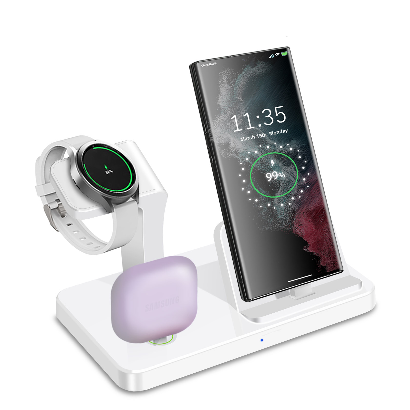 Desk 3 in 1 Type C Port Wirele - огляд і ціна Watch Charger Cable