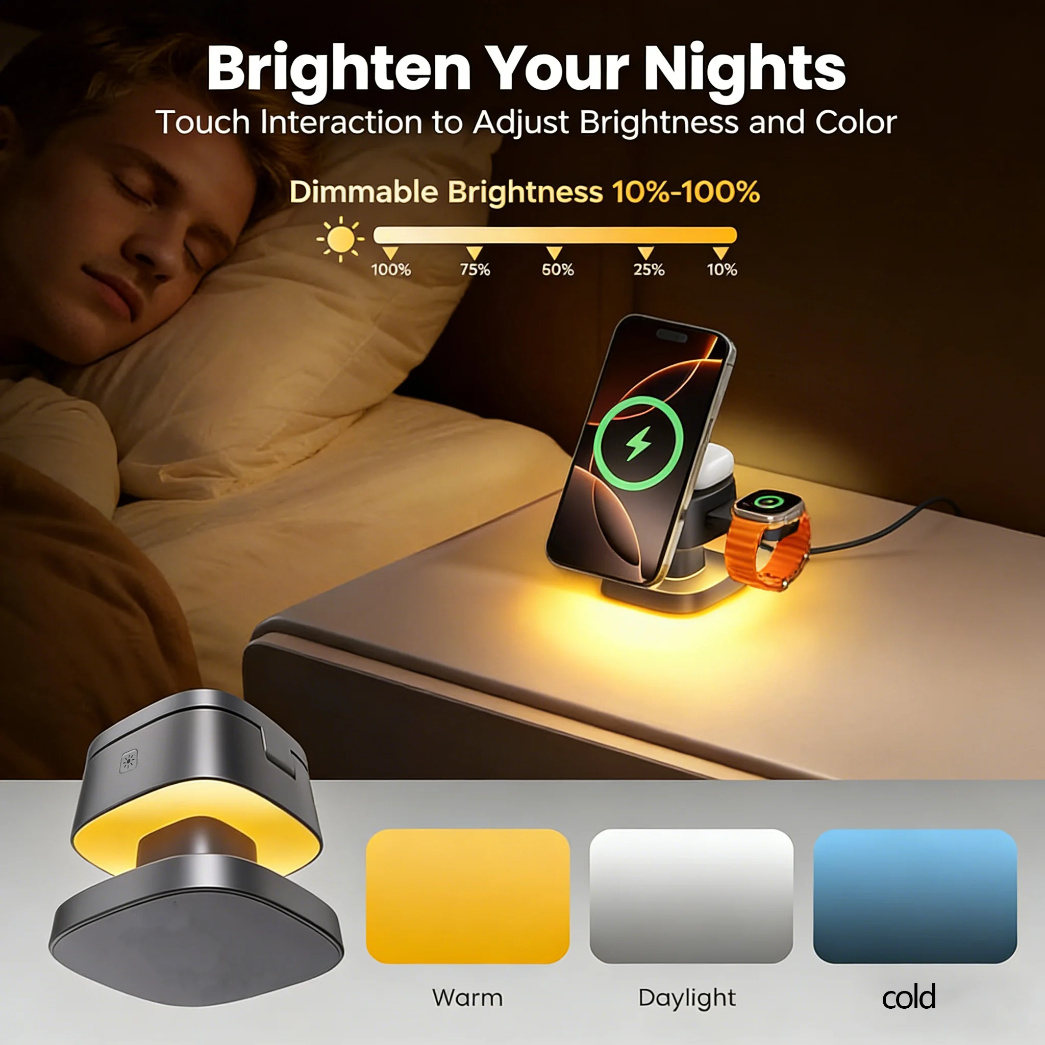 TIMESS Night Light Mashroom Wi - огляд і ціна Smartwatch Ac