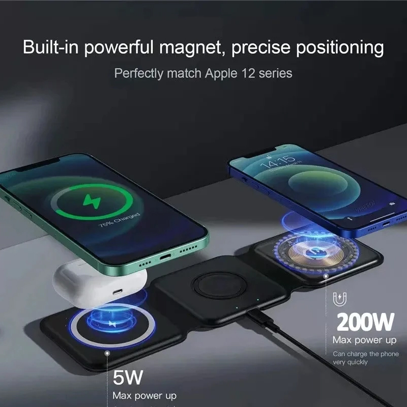 3 In 1 Magnetic Portable Wirel - огляд і ціна Smartwatch Ac