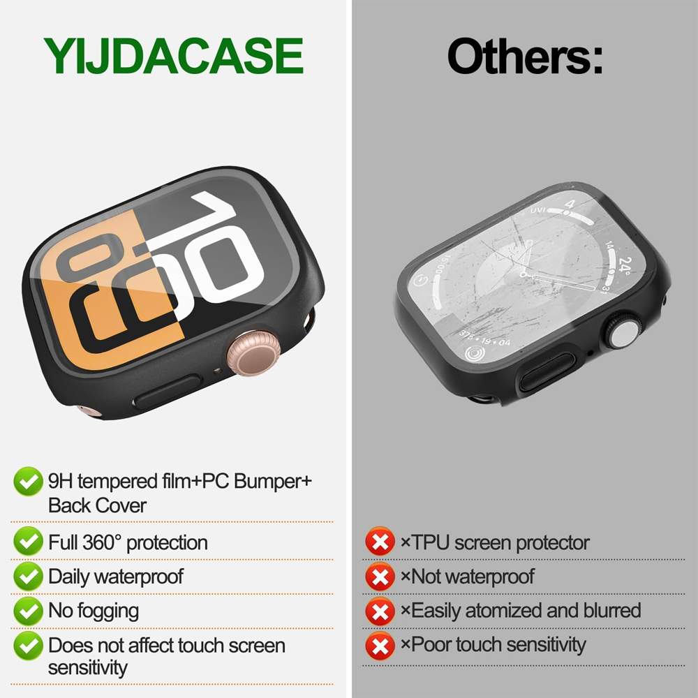360 Protective Case for Apple  - огляд і ціна Smartwatch Watch Accessories For Women