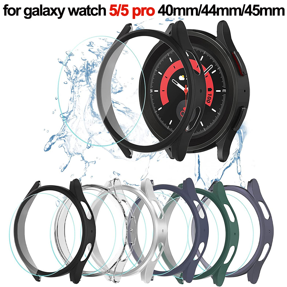 Cover+Tempered Glass for Samsu - огляд і ціна Accessories For Galaxy Watch 5