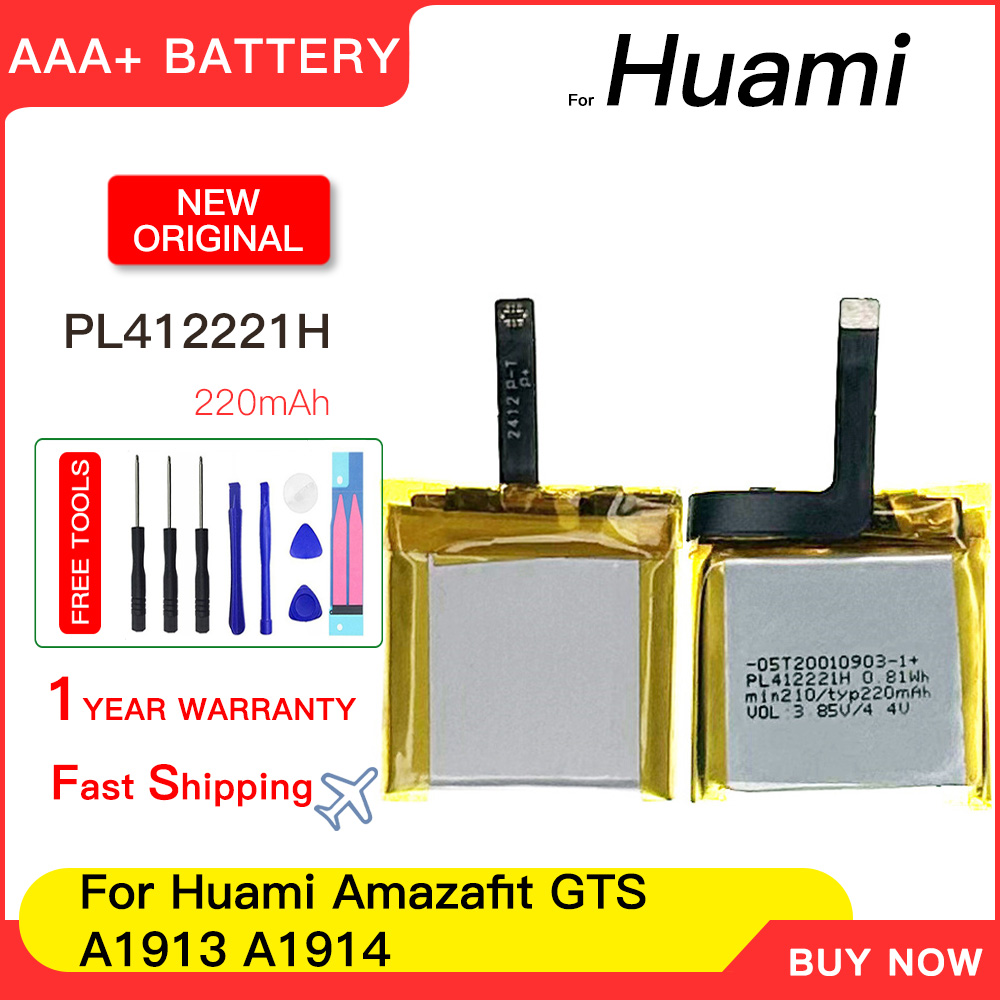 100% genuine 220mAh PL412221H  - огляд і ціна Smartwatch A1914
