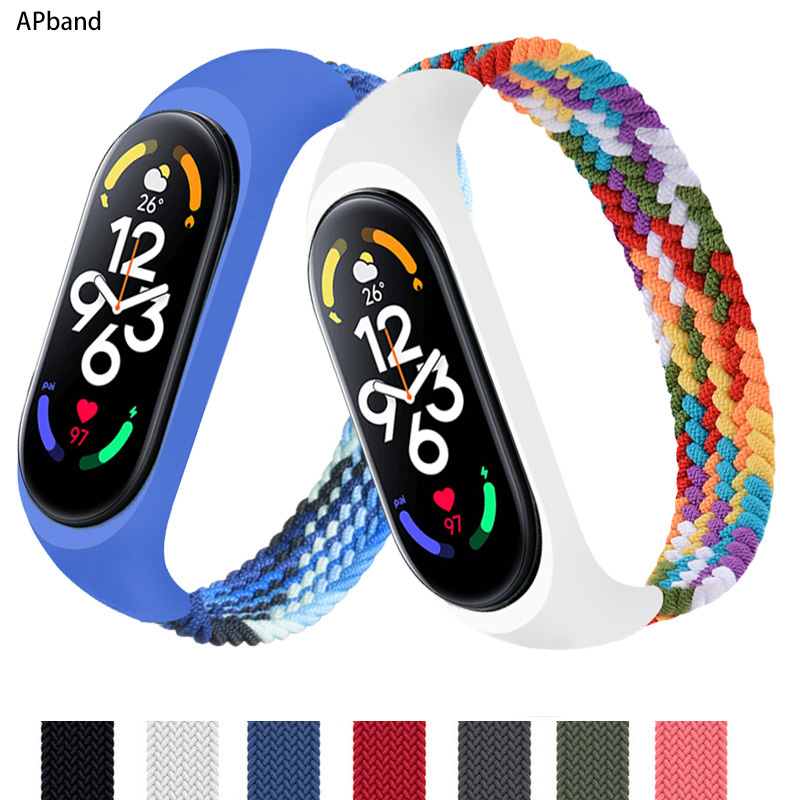 Strap for Mi band 7 6 5 Nylon  - огляд і ціна Solo Loop Strap