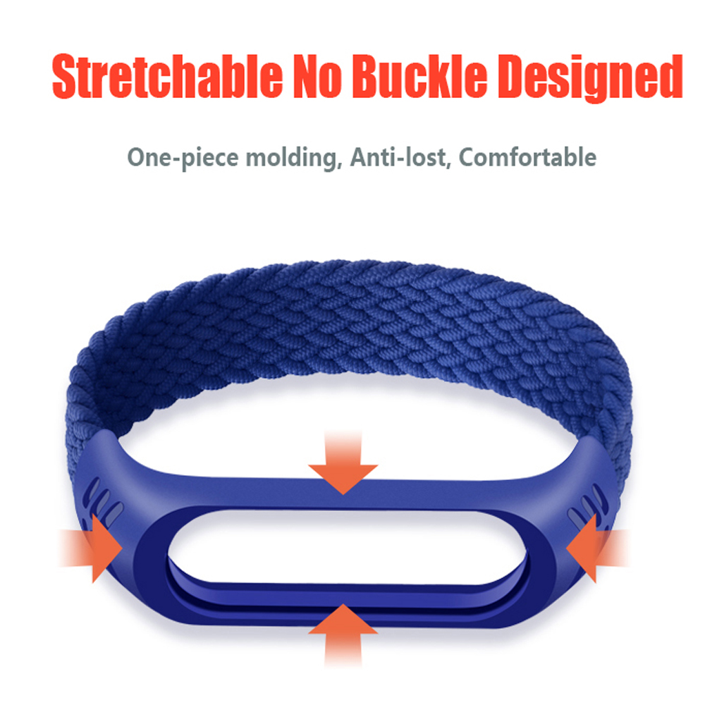 Strap for Mi band 7 6 5 Nylon  - огляд і ціна Solo Loop Strap