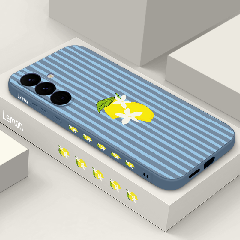 Stripe Lemon Print TPU Phone C - огляд і ціна Samsung Galaxy A55