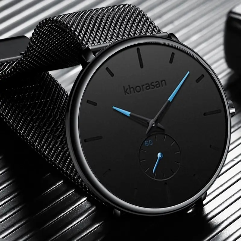 YOLAKO Mens Fashion Minimalist - огляд і ціна Stainless Mesh Band