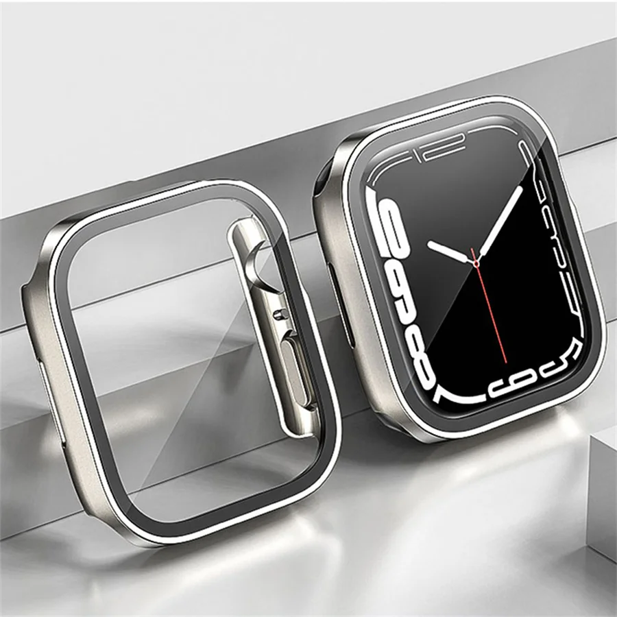 Glass+cover For Apple Watch ca - огляд і ціна Smartwatch Watch Accessories For Women