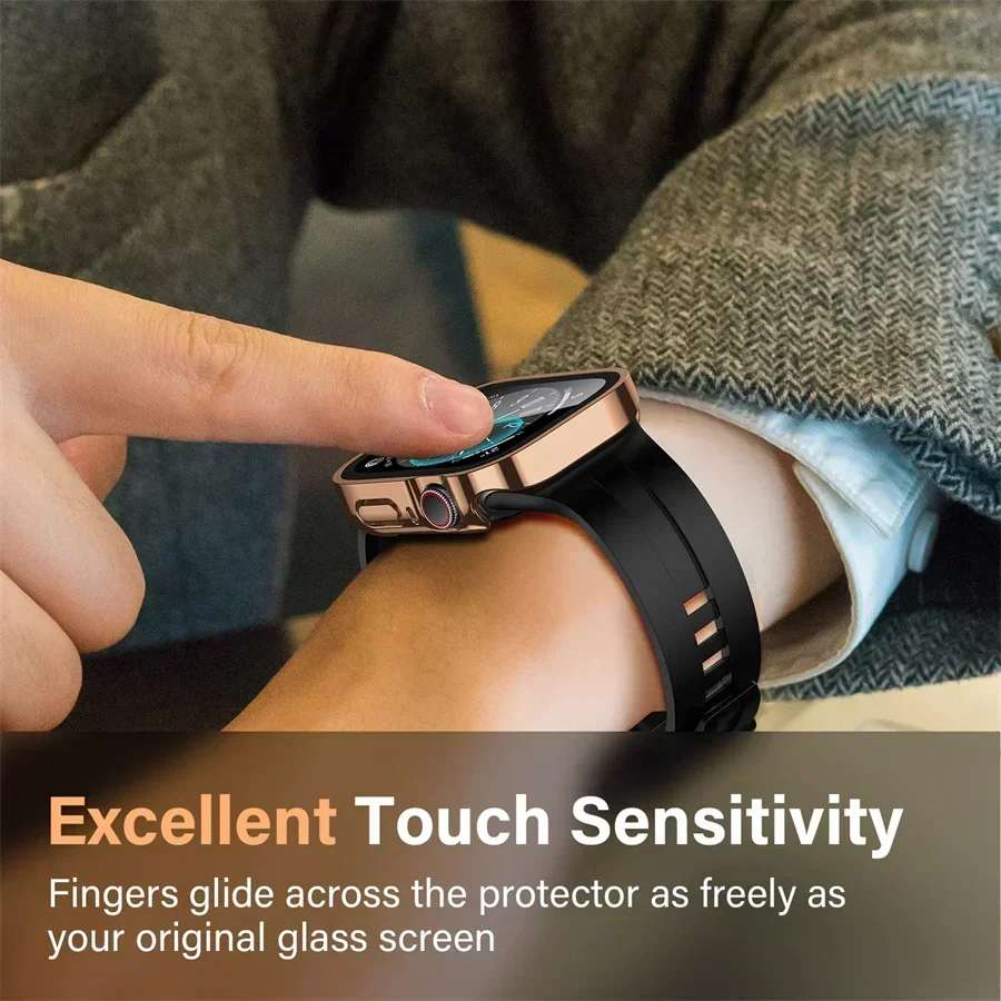 Glass+cover For Apple Watch ca - огляд і ціна Smartwatch Watch Accessories For Women