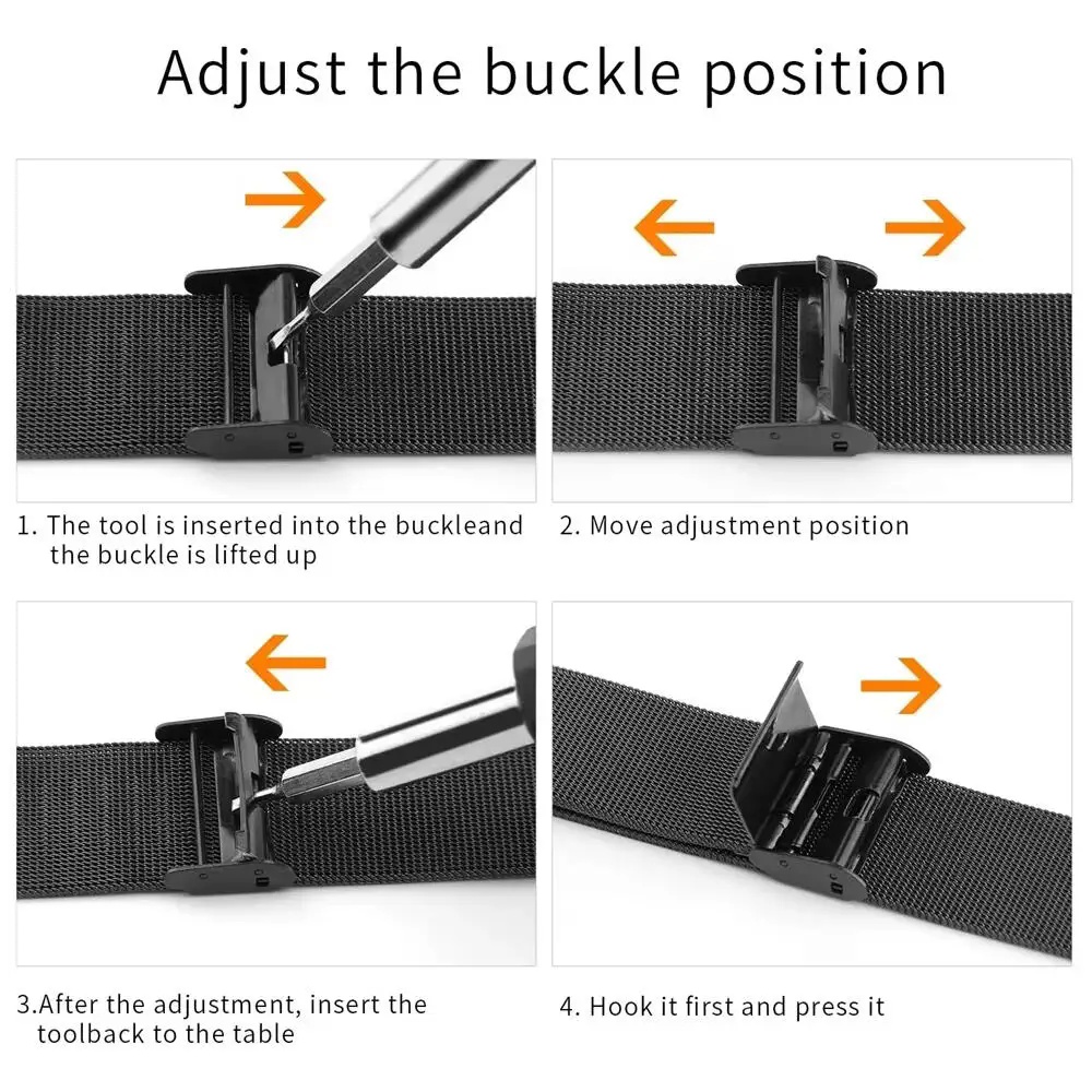 Metal Bands for Fitbit Versa 4 - огляд і ціна Stainless Mesh Band
