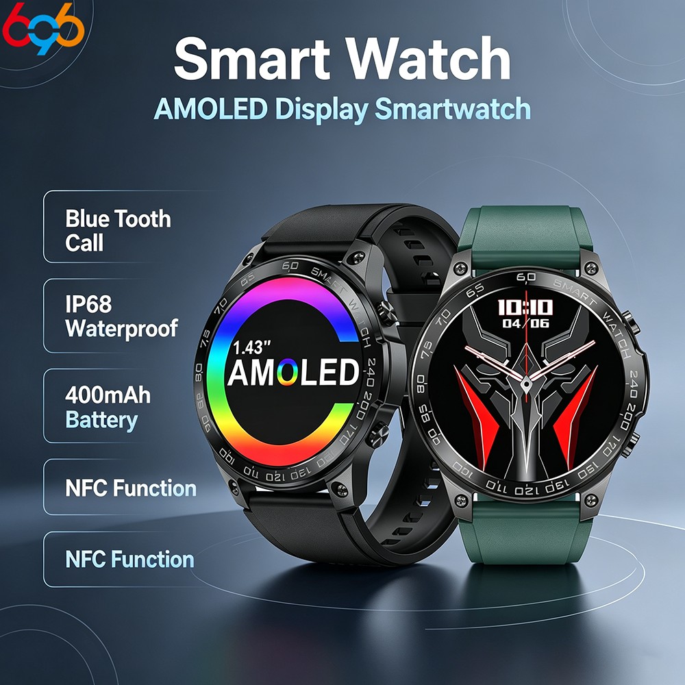Men NFC AMOLED Smart Watch 400 - огляд і ціна Smartwatch Nexus