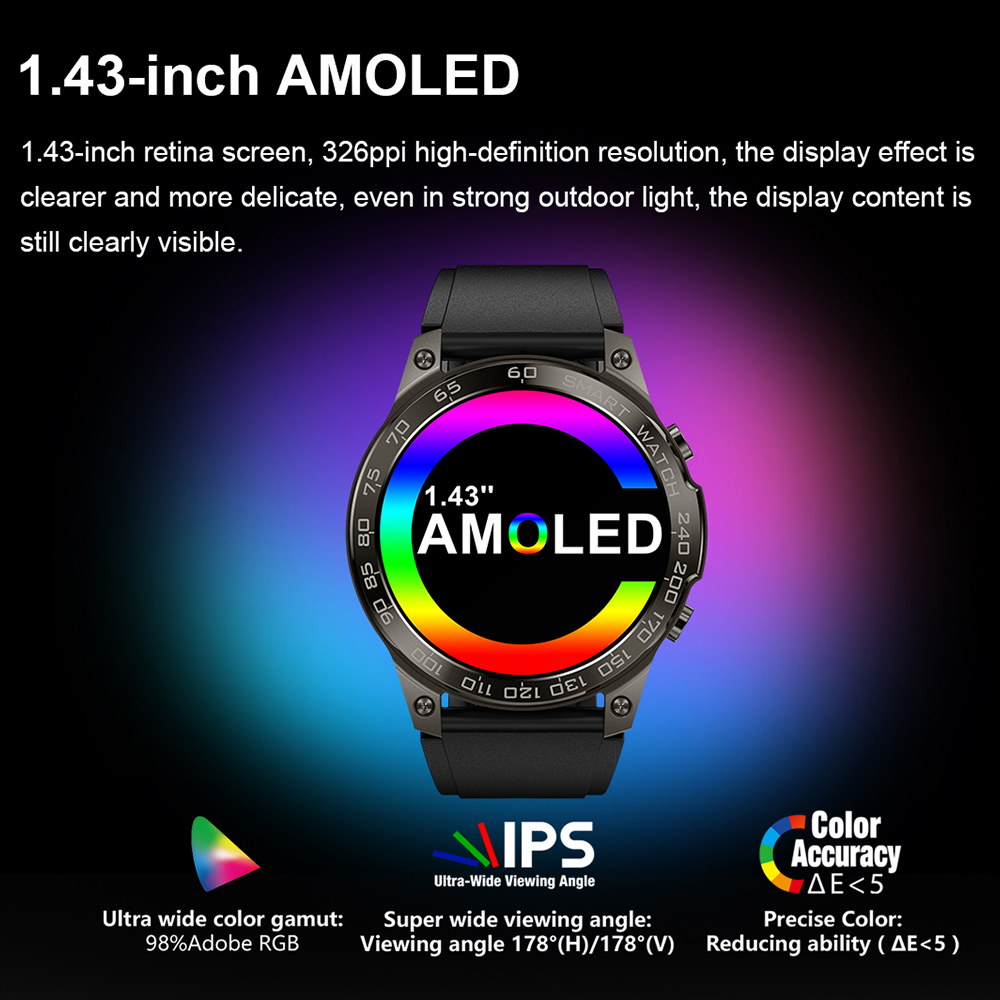Men NFC AMOLED Smart Watch 400 - огляд і ціна Smartwatch Nexus