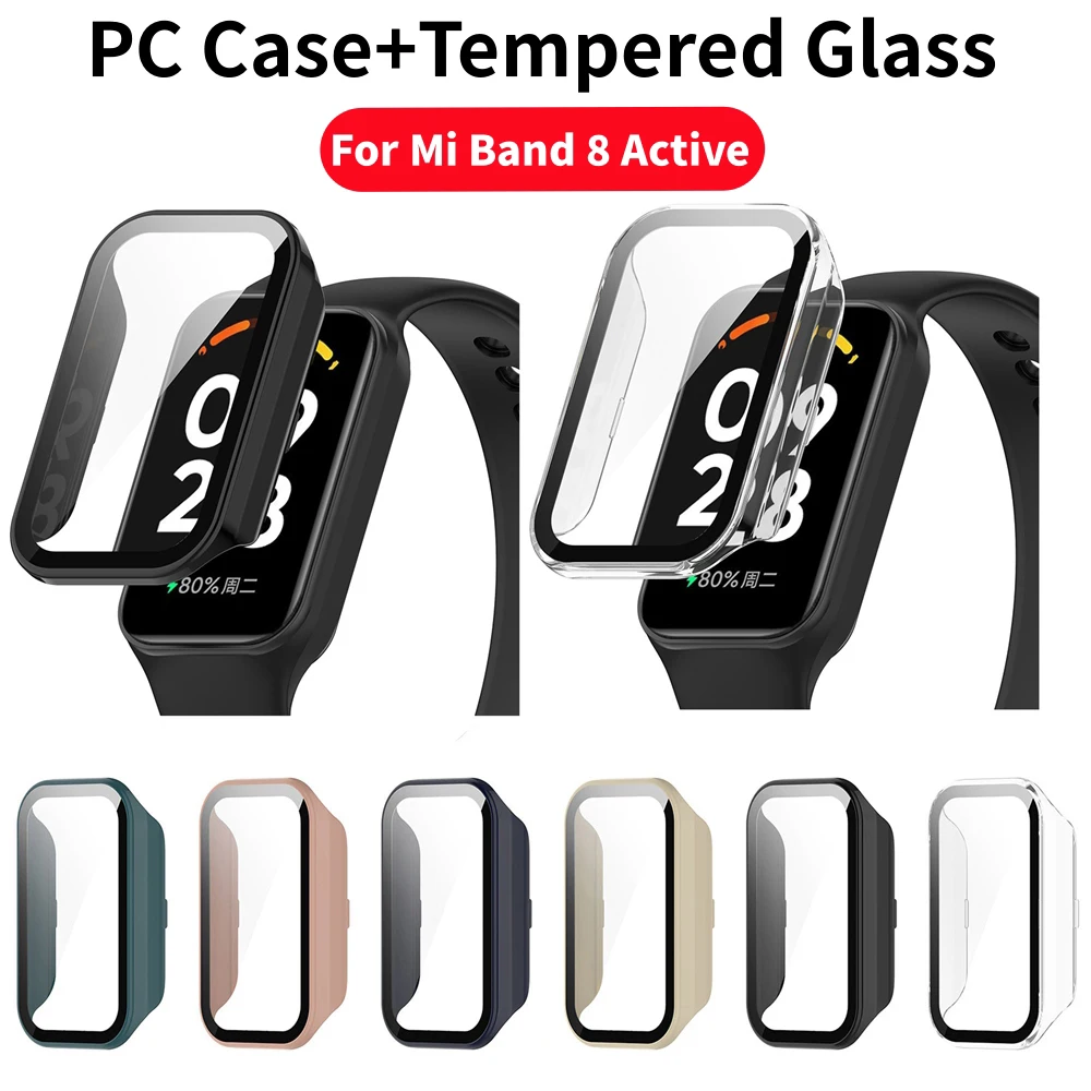 PC Case+Tempered Glass For Xia - огляд і ціна Smartwatch Case