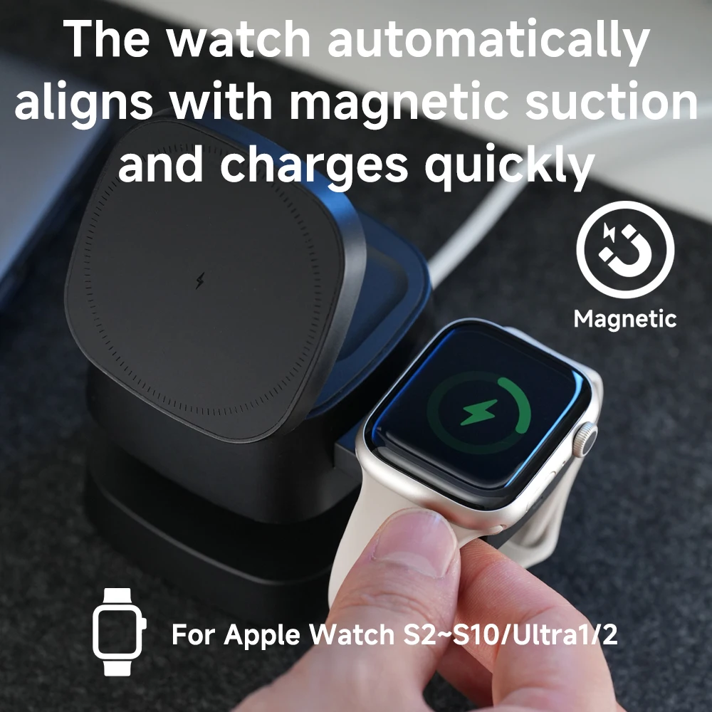 Magnetic 3 in 1 Wireless Charg - огляд і ціна Smartwatch Ac