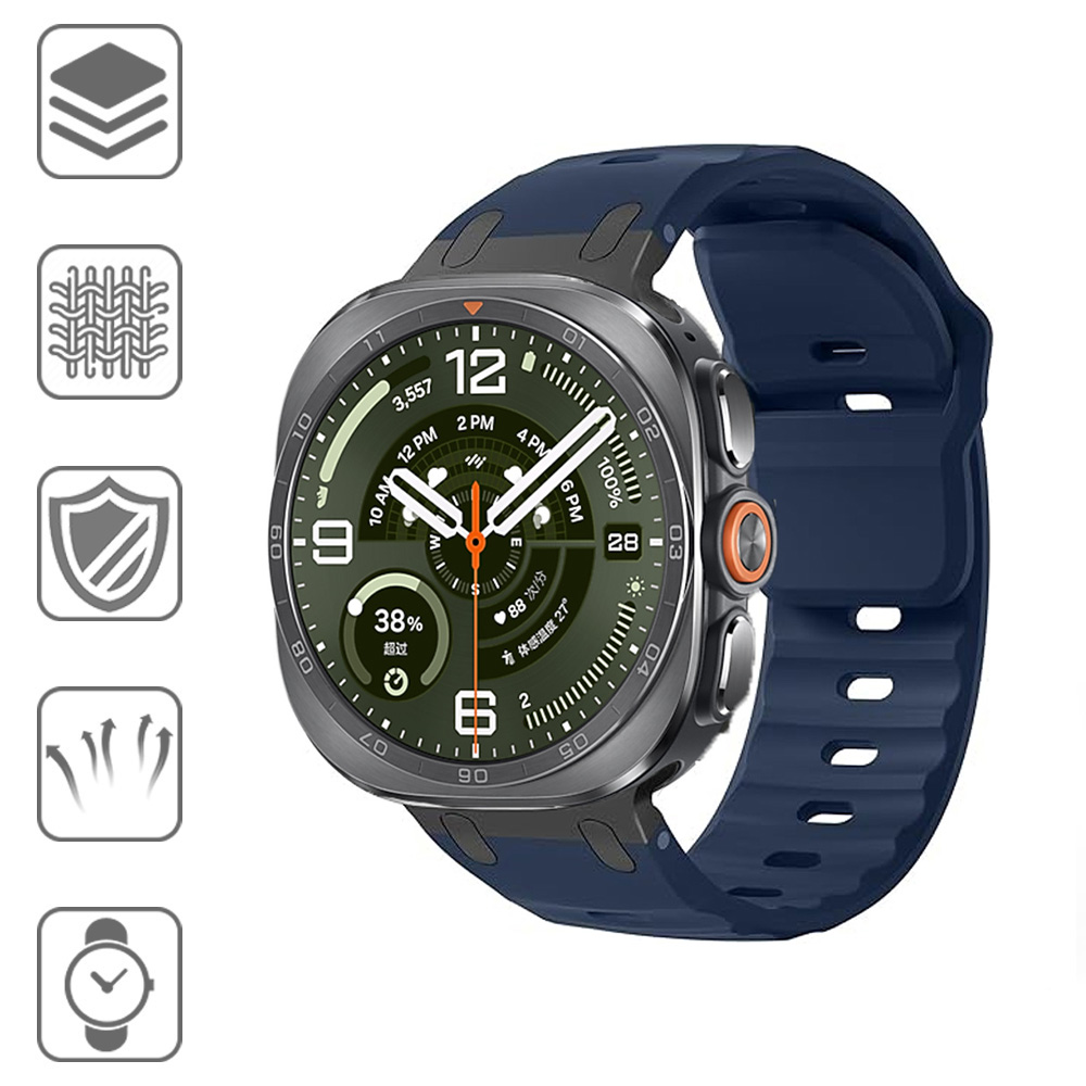 Metal+Silicone Band For Samsun - огляд і ціна Samsung Smartwatch Ultra Accessories