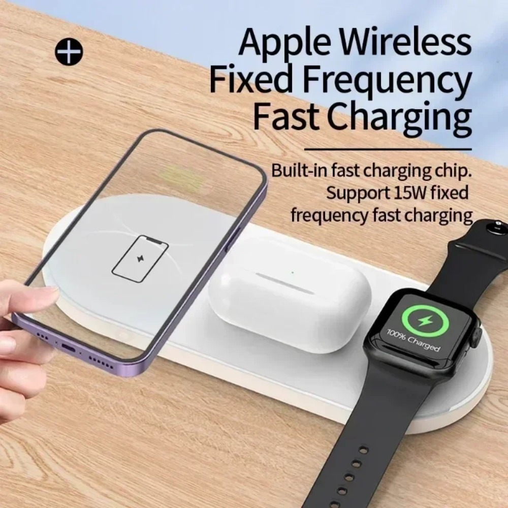 3-in-1 Wireless Charging Pad F - огляд і ціна Watch Charger Cable