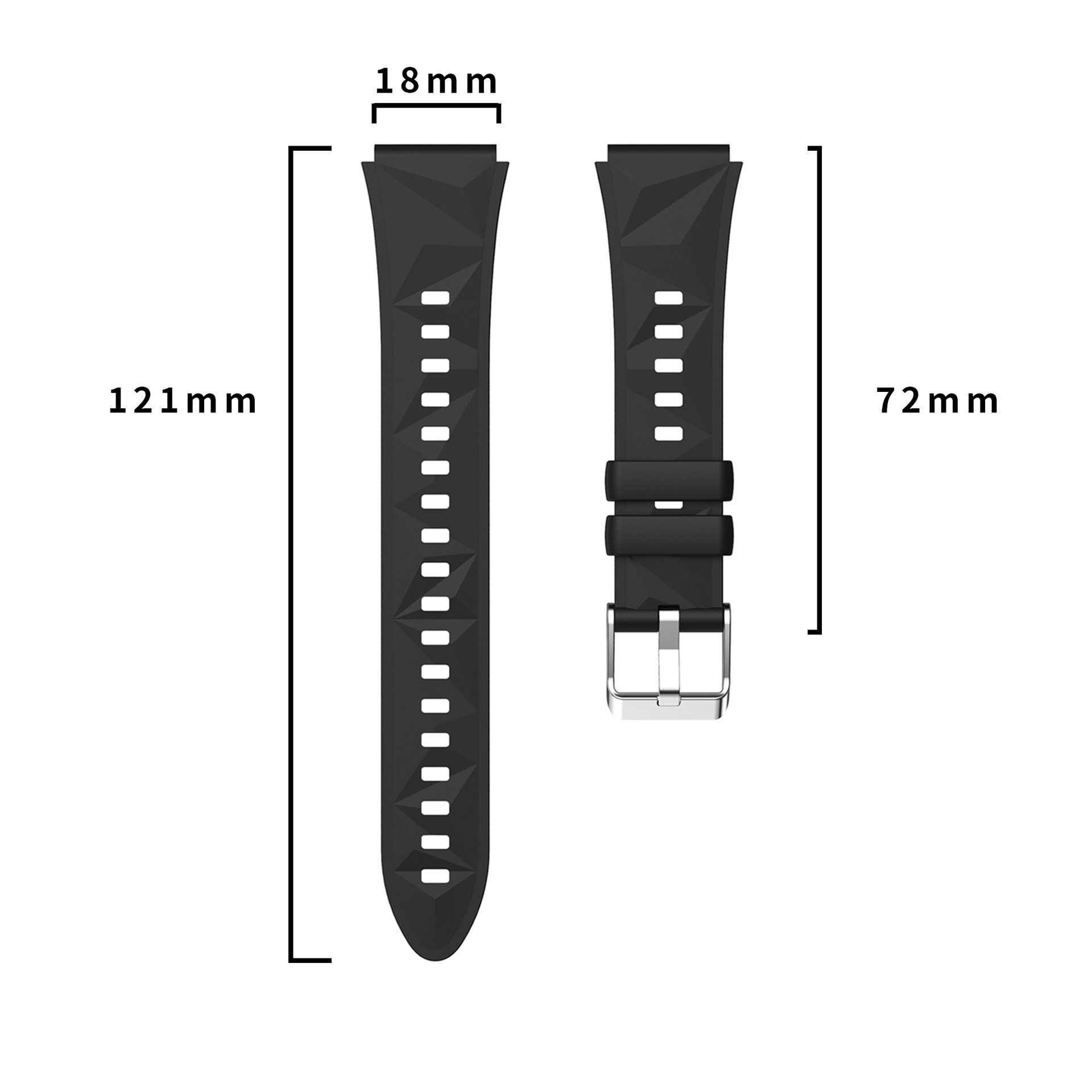 18mm/22mm Silicone Strap For h - огляд і ціна Smartwatch Watch Accessories For Women