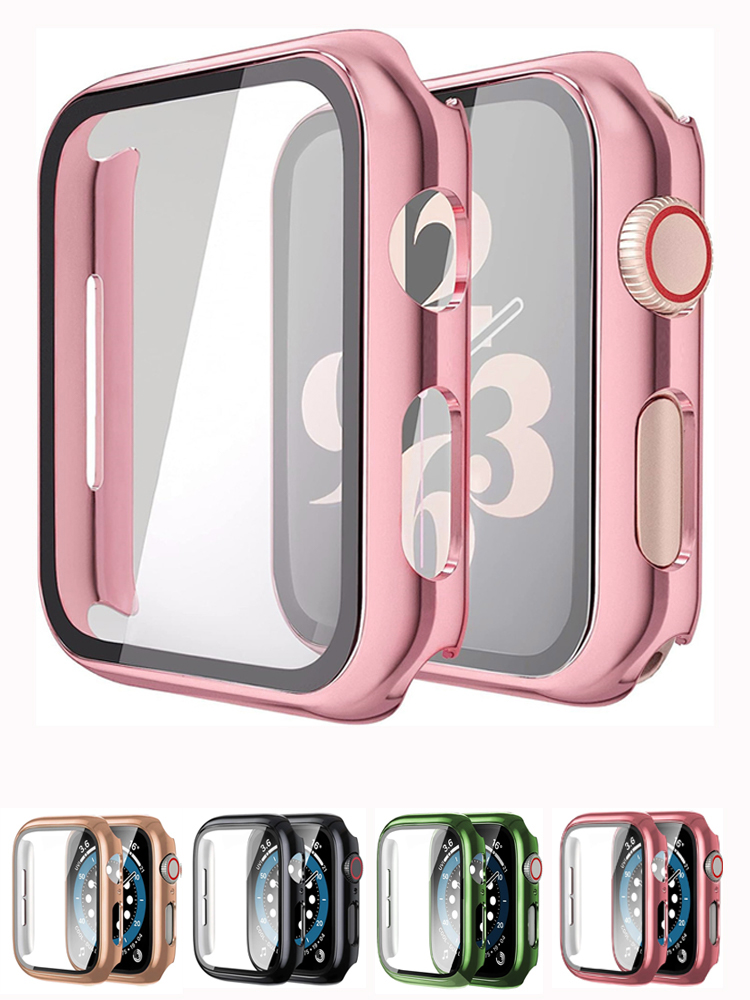 Glass+case For Apple Watch ban - огляд і ціна Smartwatch Watch Accessories For Women